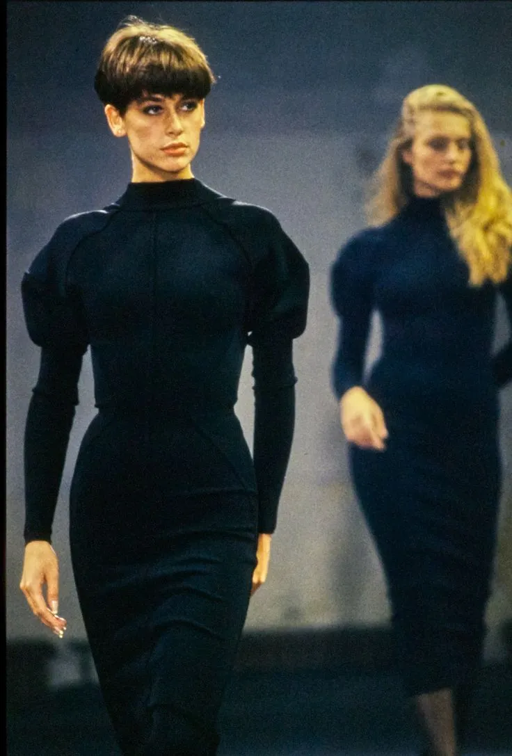 1989 F/W Structural Knit Dress