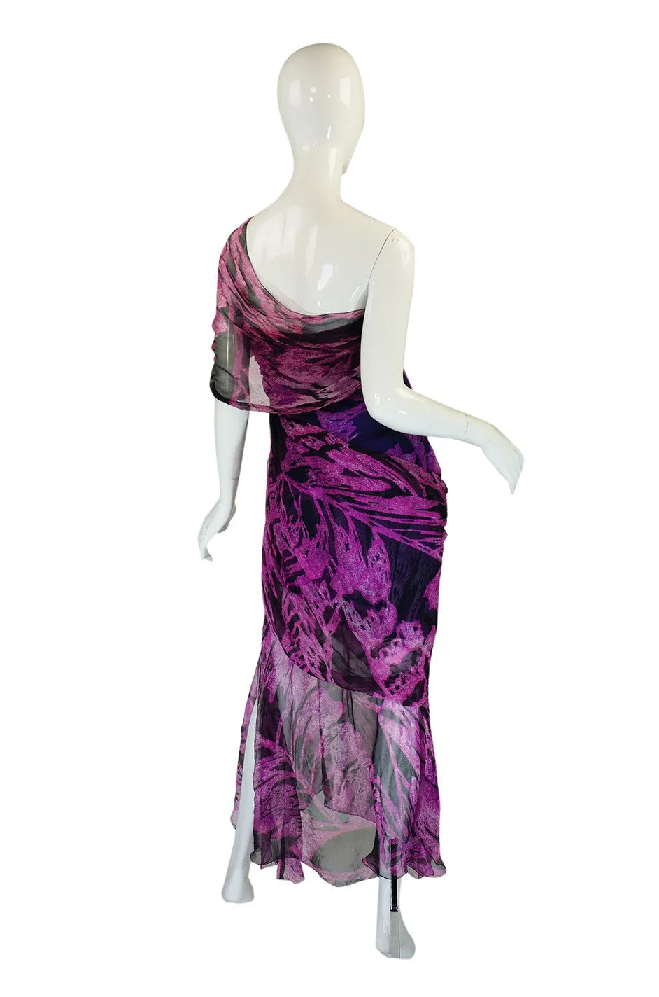 2000 Chanel Silk Chiffon Goddess Dress