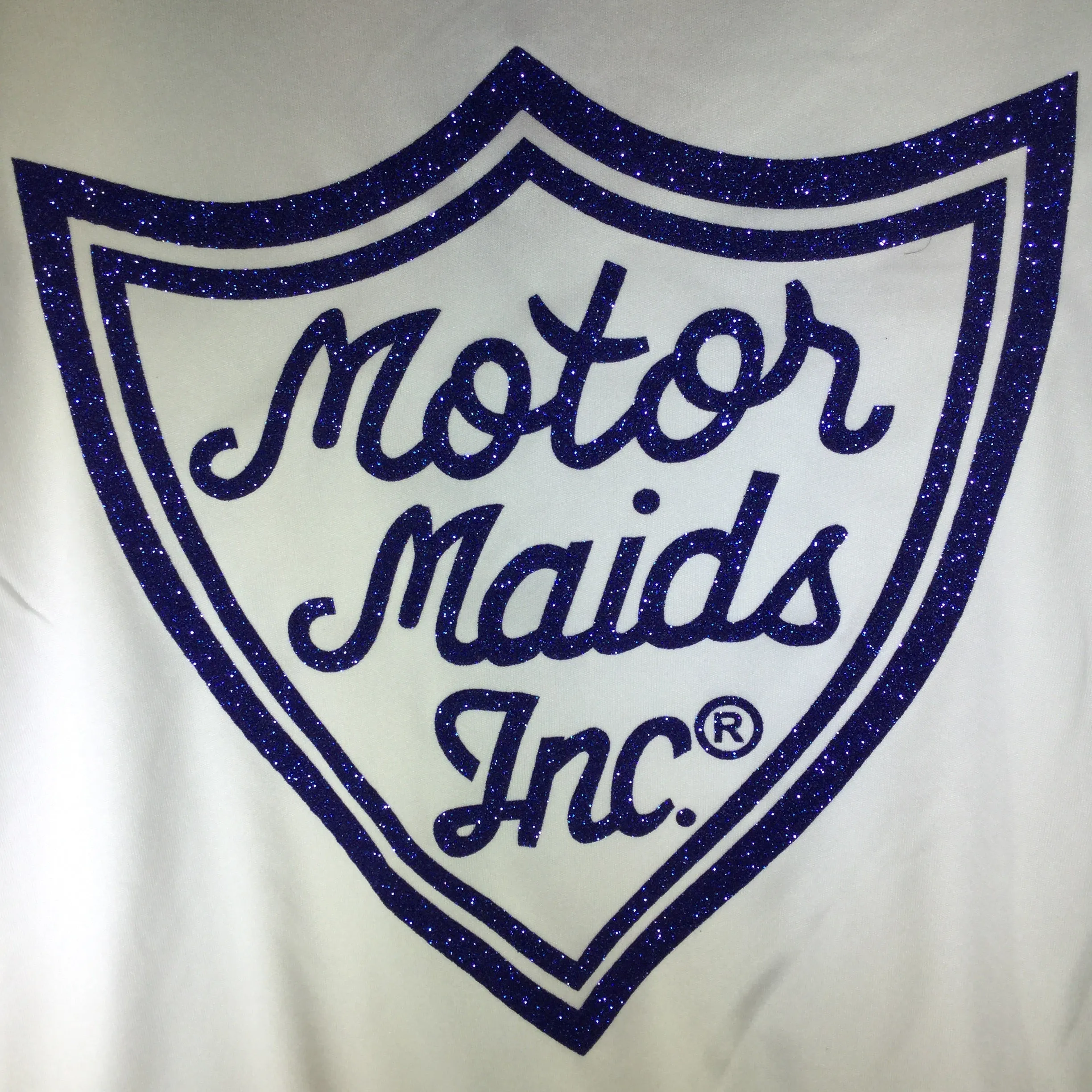 821 White Endurance Long Sleeve with Blue Sparkle MM CLEARANCE *FINAL SALE*