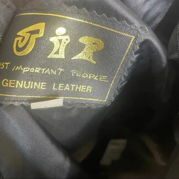 90s vintage leather mini skirt