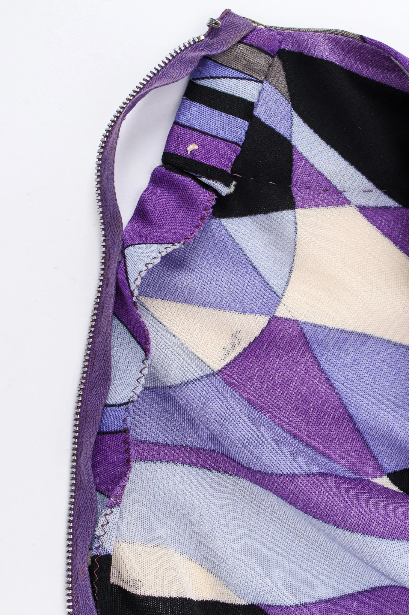 Abstract Geo Print Column Dress