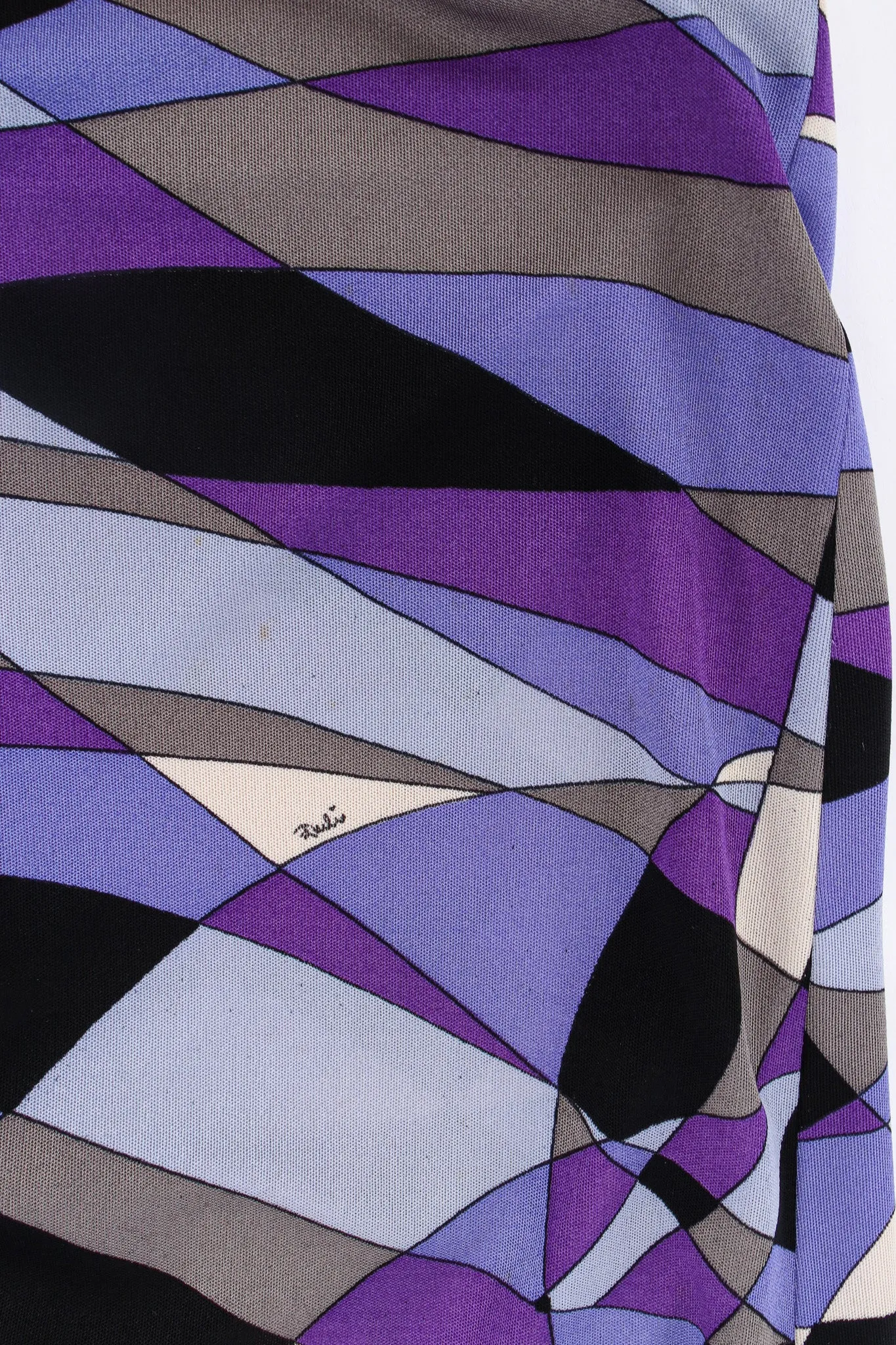 Abstract Geo Print Column Dress