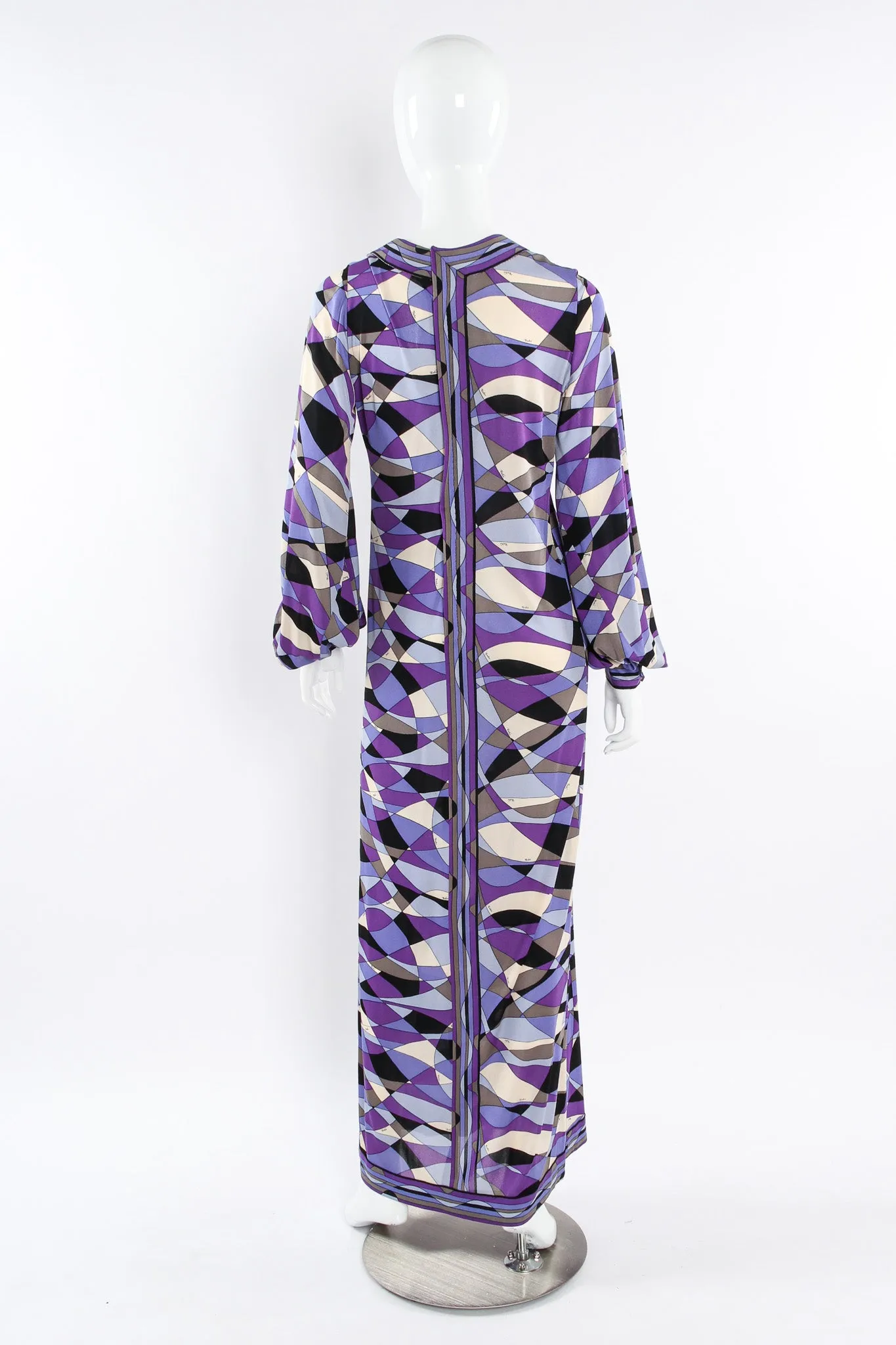 Abstract Geo Print Column Dress