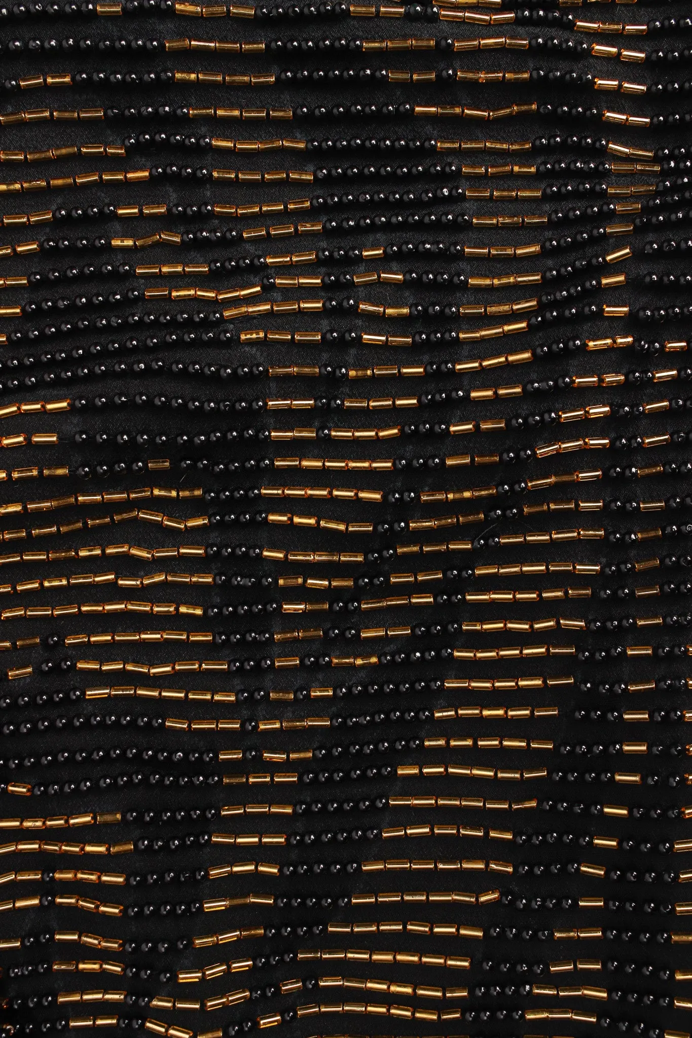 Abstract Swirl Beaded Silk Dress
