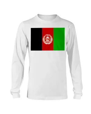 Afghanistan Flag Gildan Long Sleeve T-Shirt
