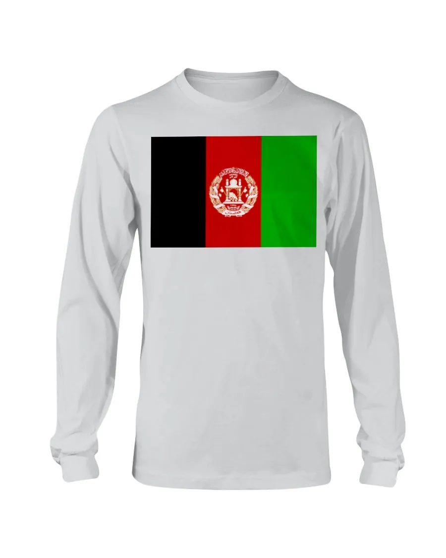 Afghanistan Flag Gildan Long Sleeve T-Shirt