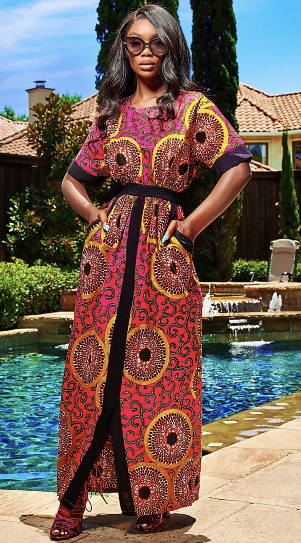 African Print Dress