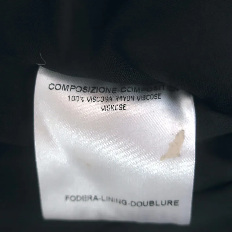 Alexander McQueen Draped Jersey Dress Black Size 46