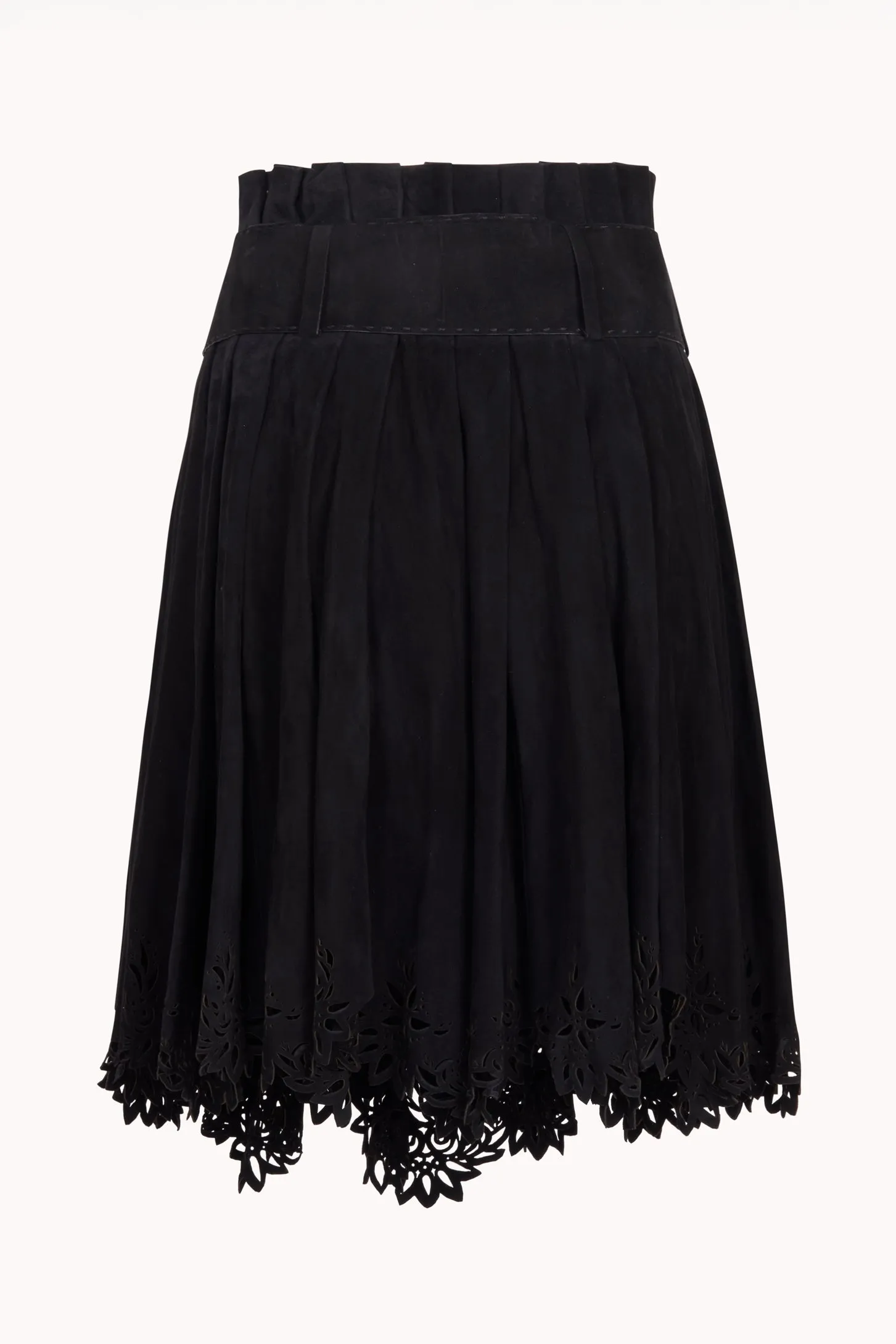 Alexander McQueen Spring 2003 Suede Skirt