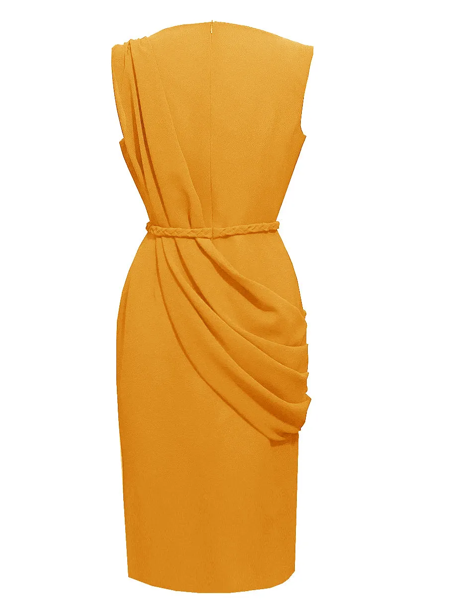 Alexandria Draped Cocktail Dress - More Colors