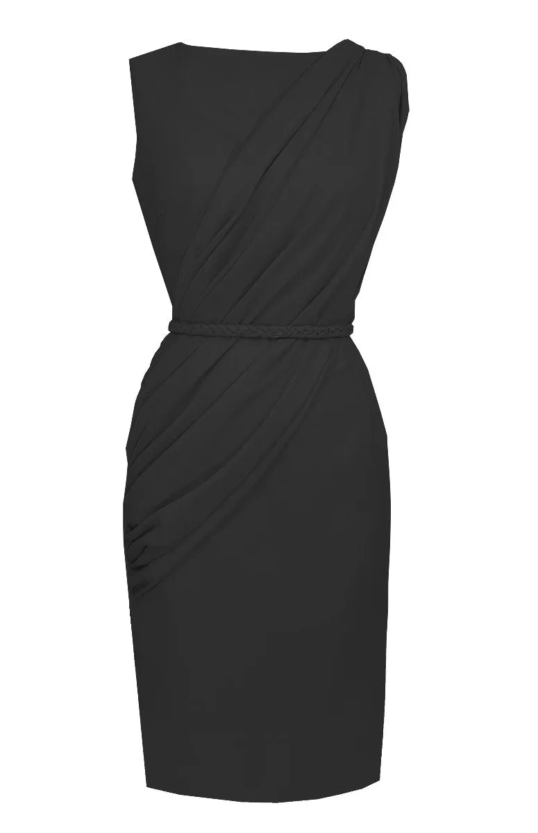 Alexandria Draped Cocktail Dress - More Colors