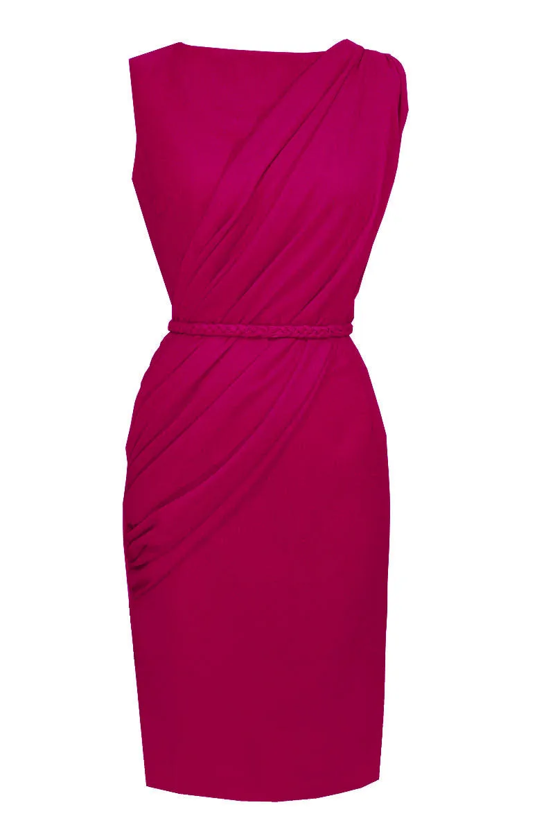 Alexandria Draped Cocktail Dress - More Colors