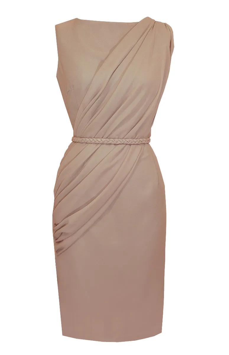 Alexandria Draped Cocktail Dress - More Colors