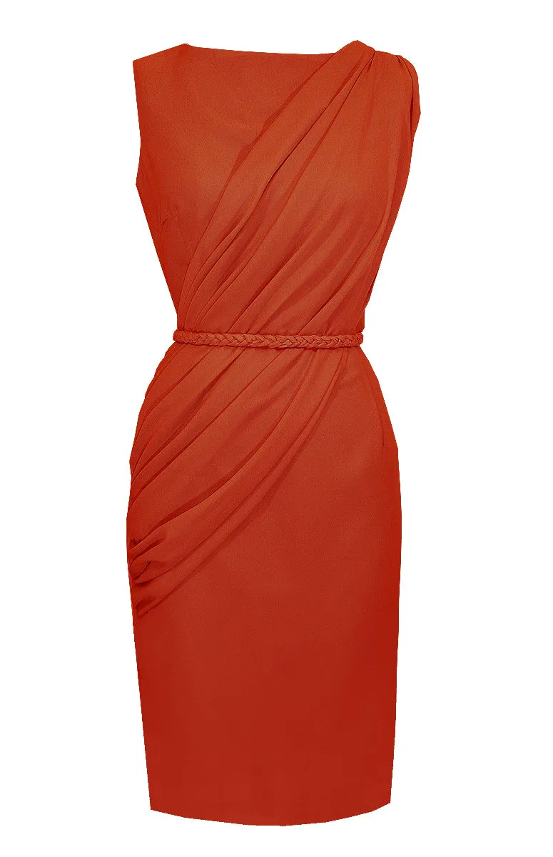 Alexandria Draped Cocktail Dress - More Colors