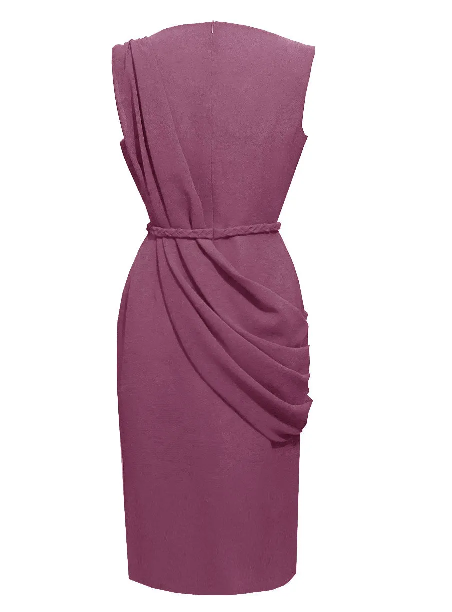 Alexandria Mauve Cocktail Dress -ready to ship