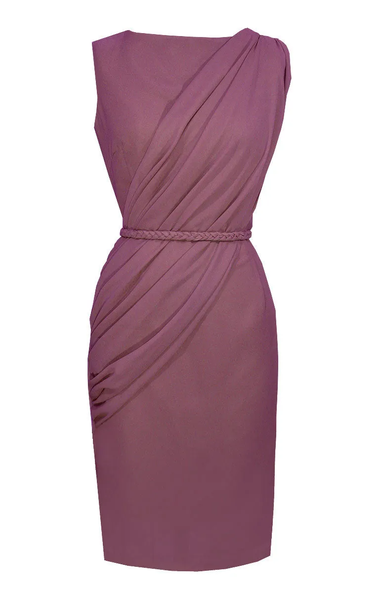 Alexandria Mauve Cocktail Dress -ready to ship