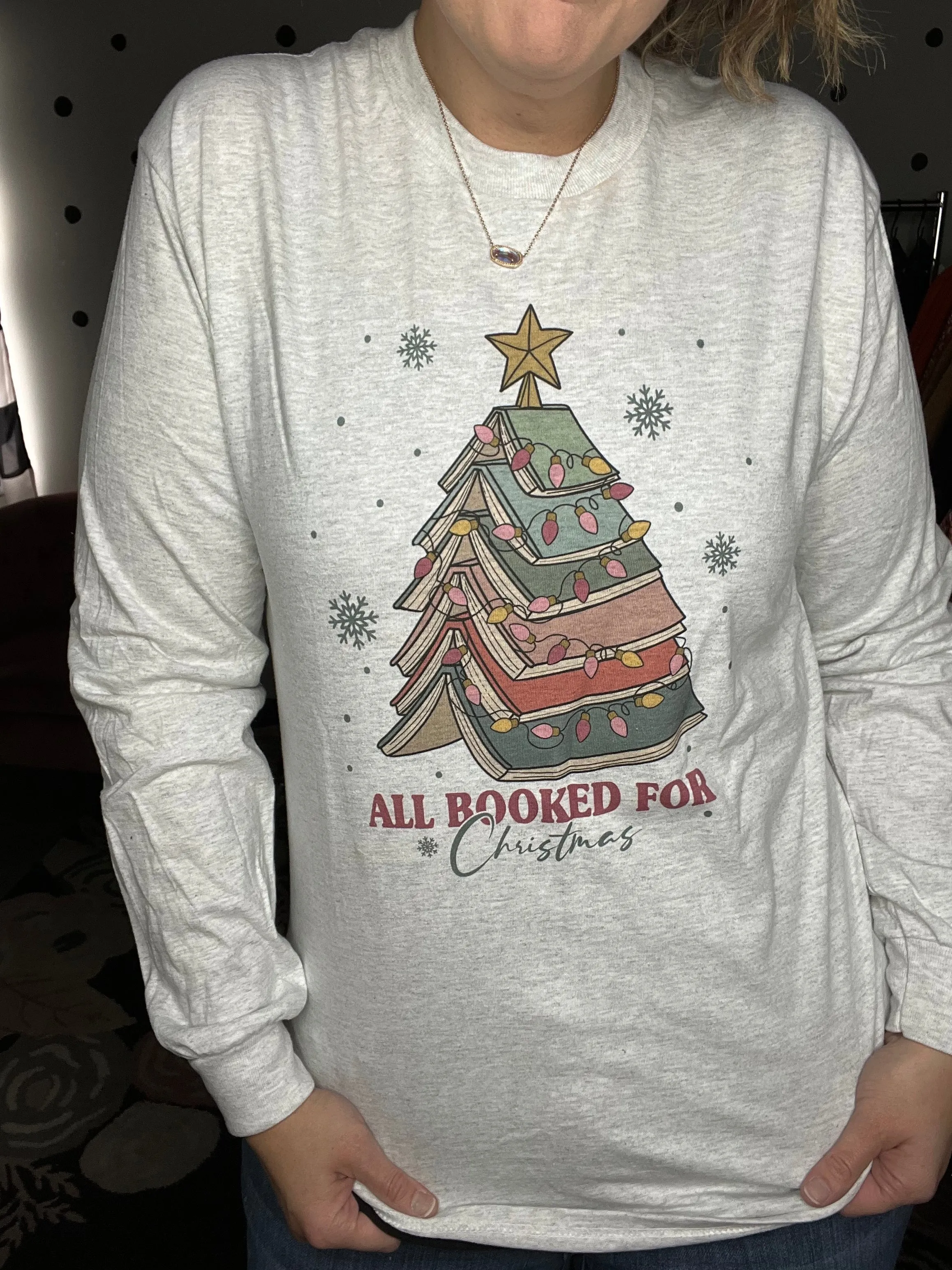 All Booked For Christmas - Long Sleeve