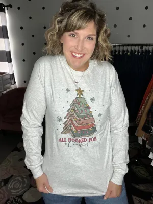All Booked For Christmas - Long Sleeve