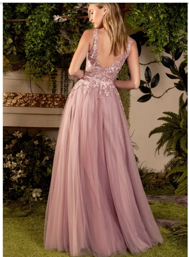 Andrea & Leo Couture A1045 Sade Lace Tulle Gown