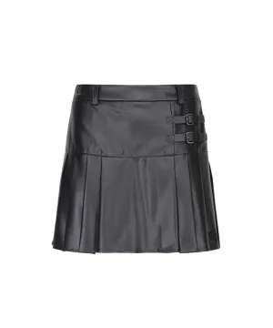 ANEW Golf: W Leather Half Pleats SQ - Black
