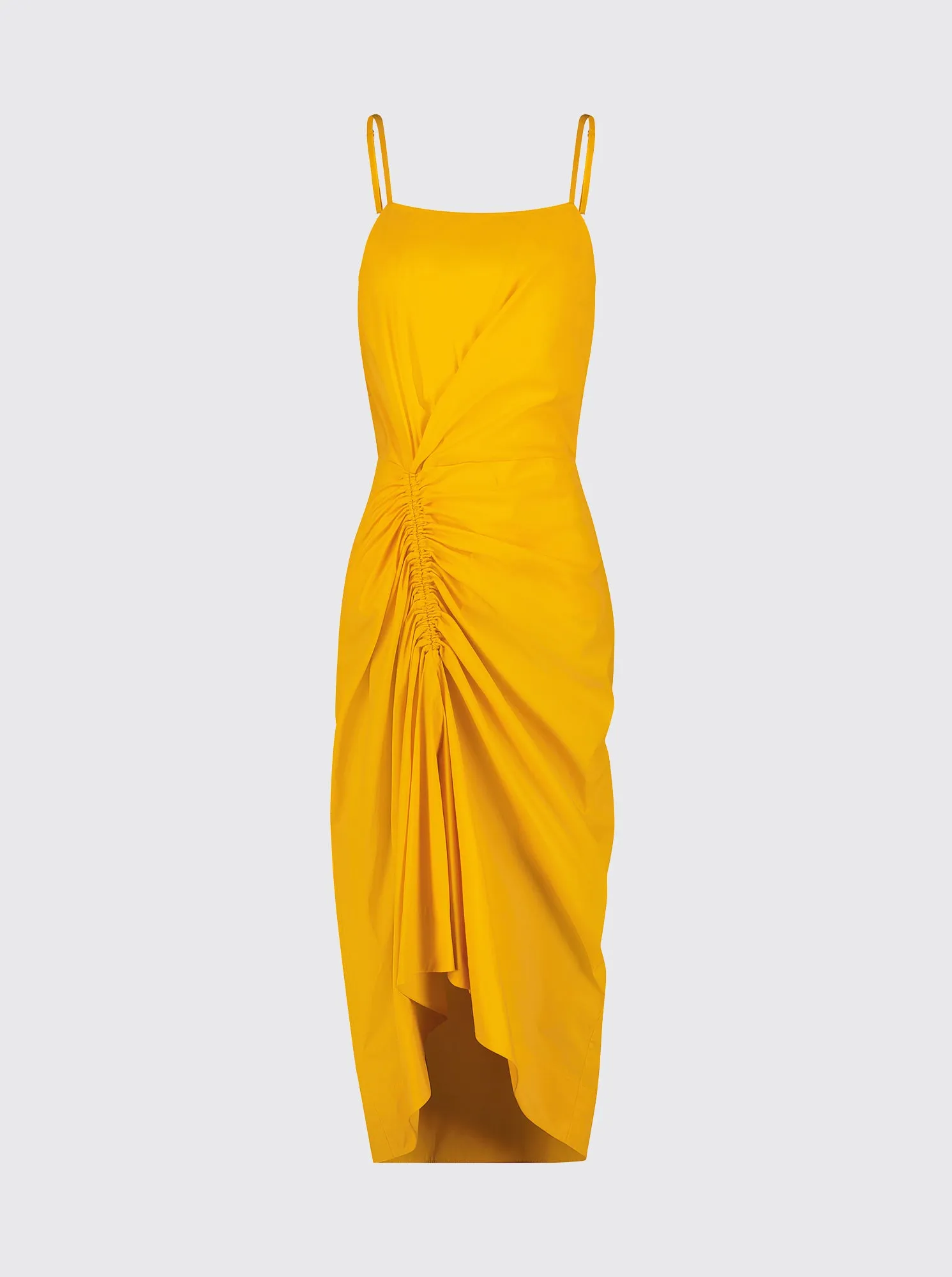 ANGIE Camisole Poplin Dress Orange