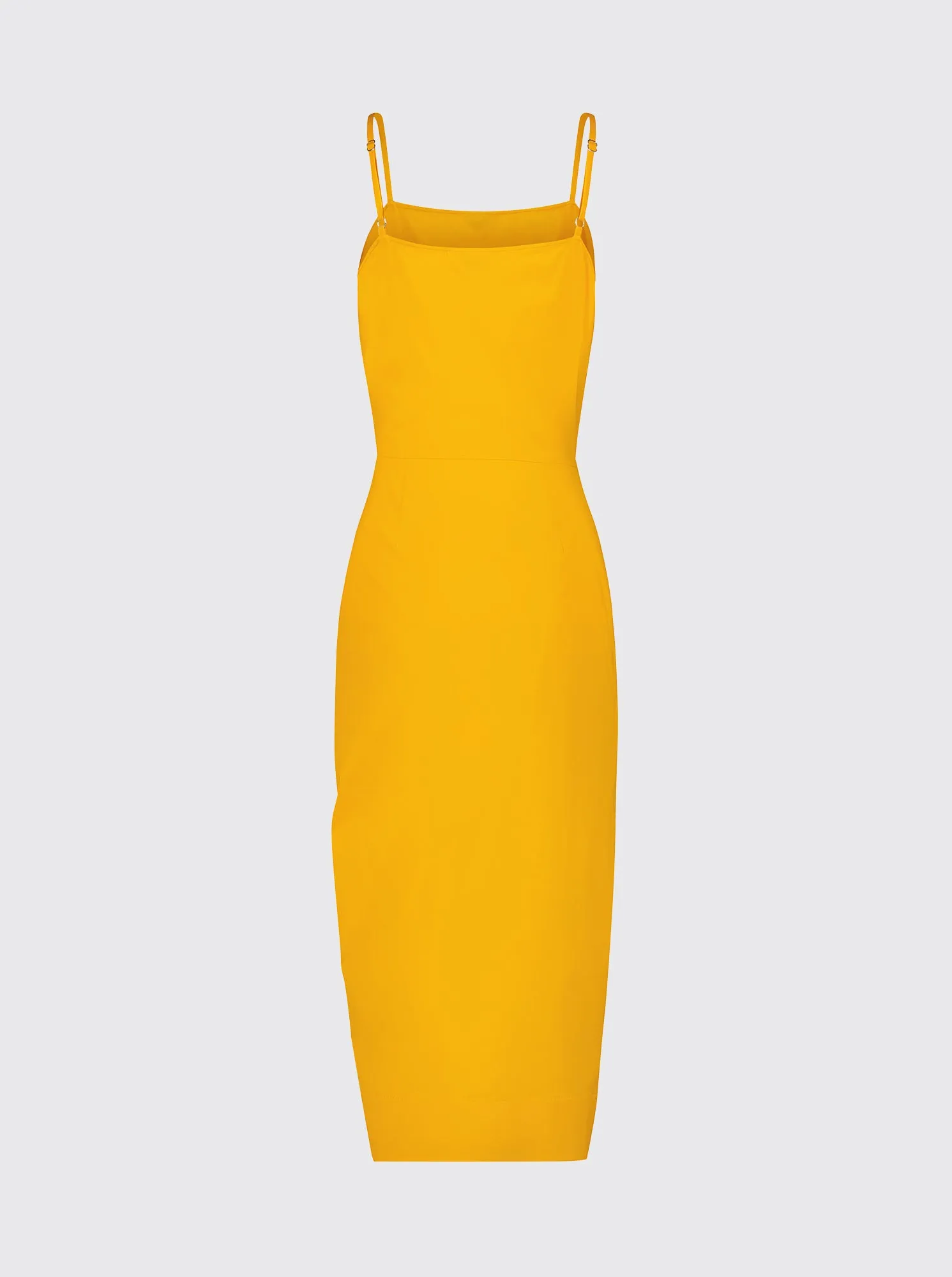 ANGIE Camisole Poplin Dress Orange