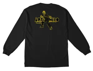 ANTIHERO Slingshot Pocket Longsleeve Black/Yellow