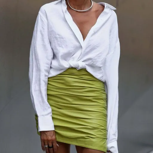 ANYA RUCHED SKIRT