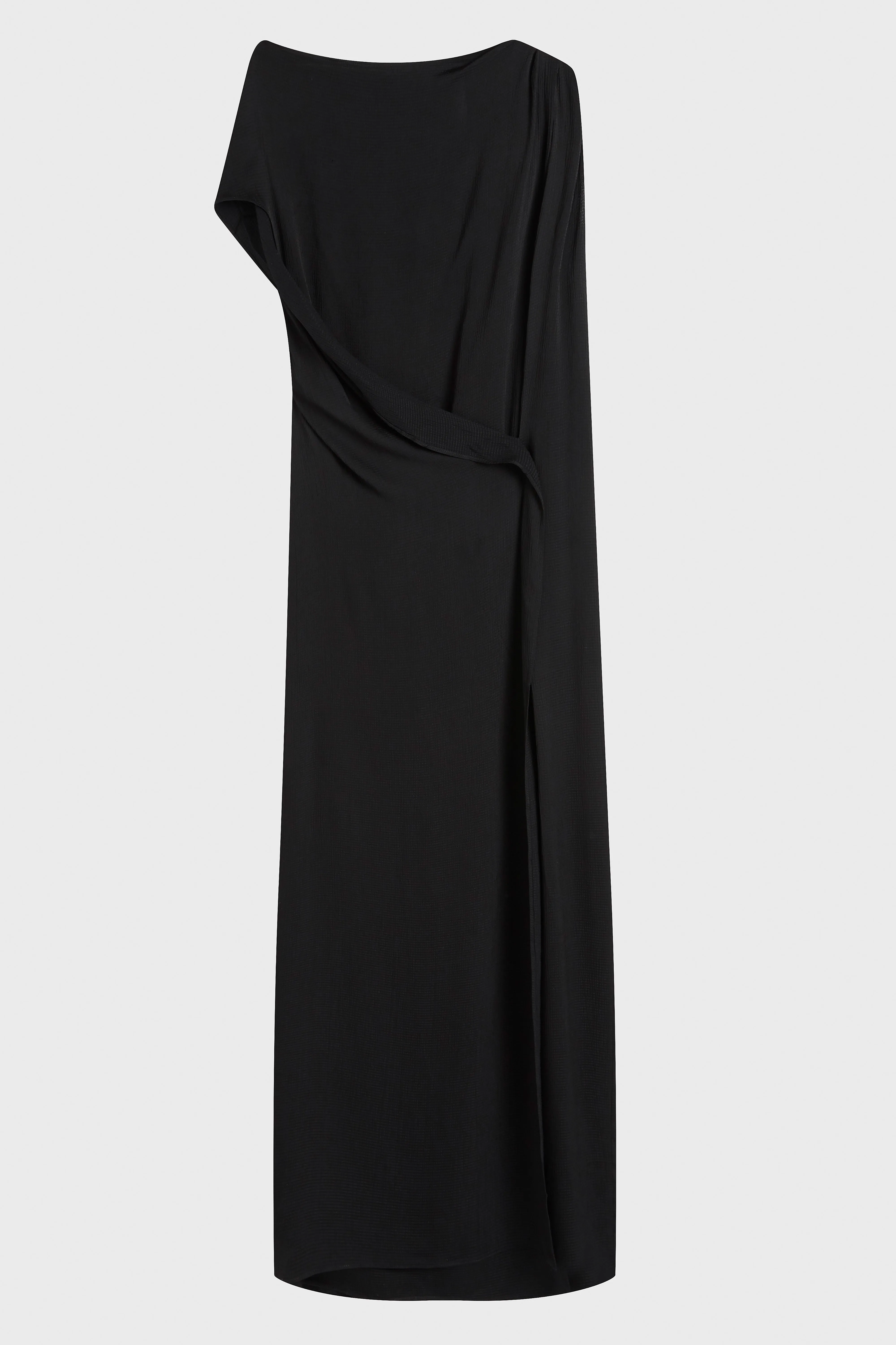 Ardea Draped Dress - Black