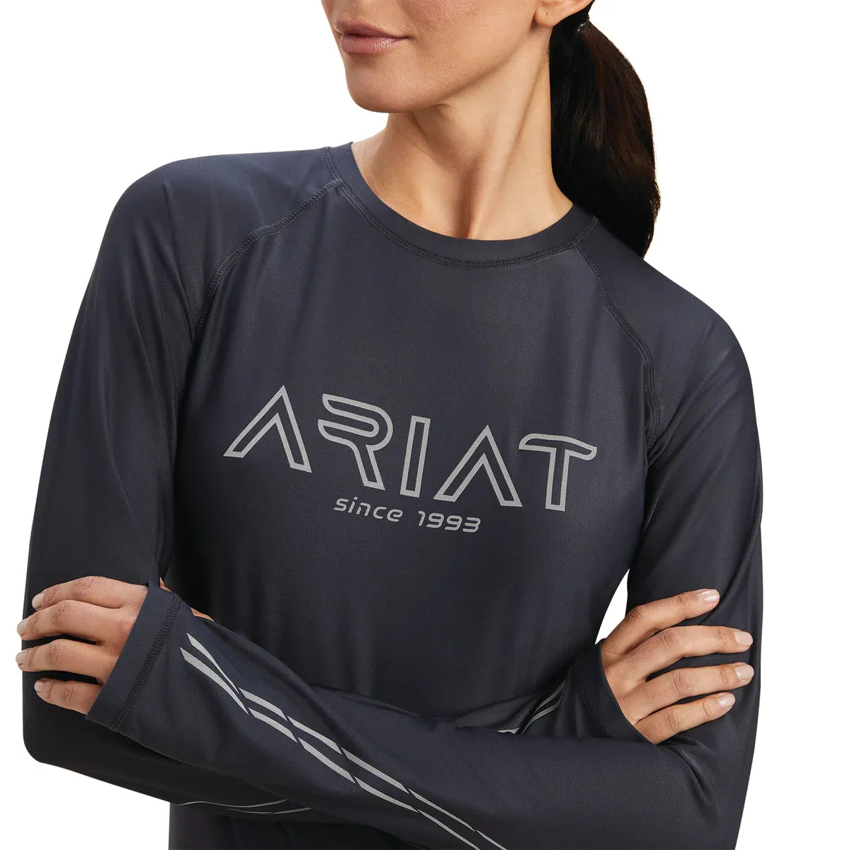 Ariat Ladies Lumina LS Tee Ebony