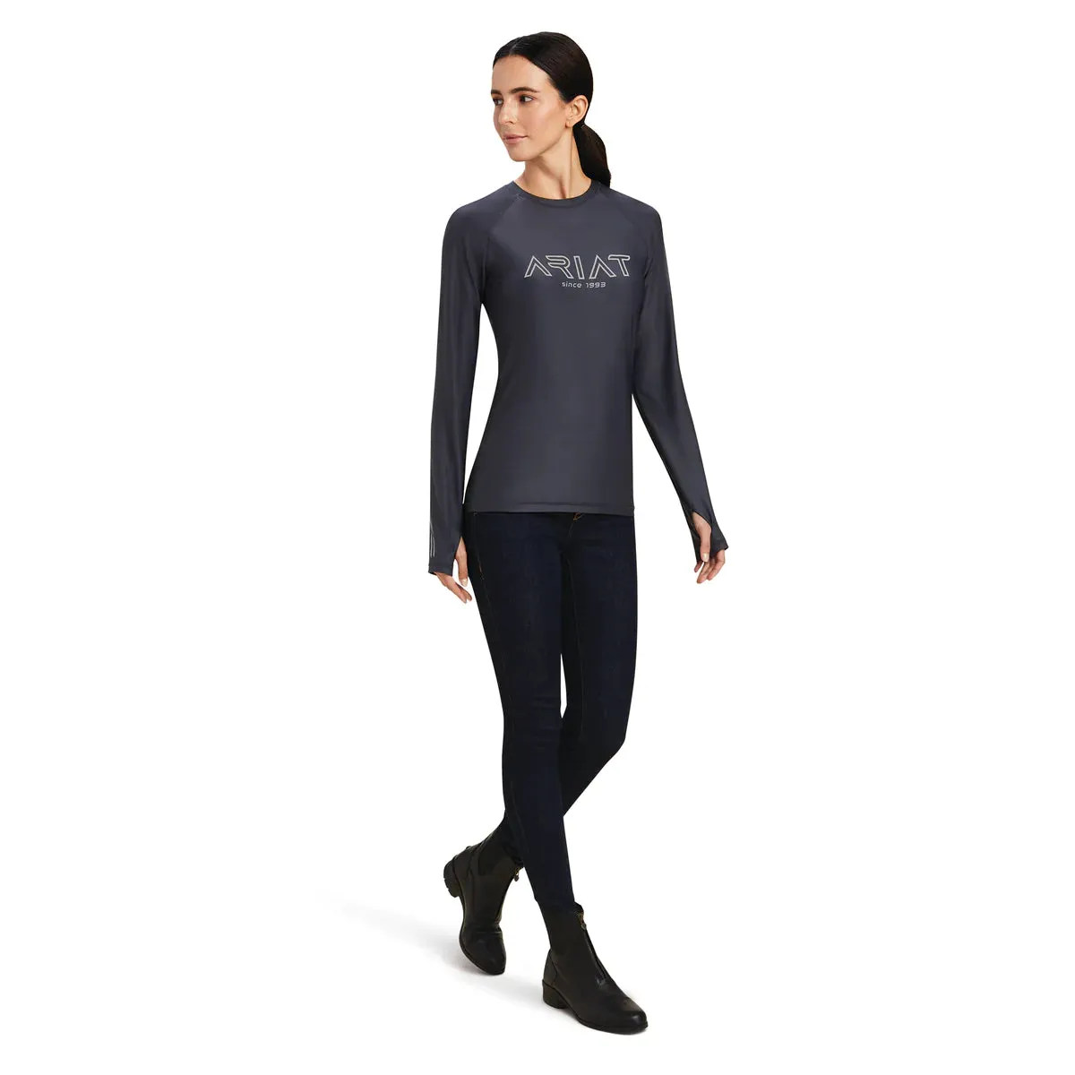 Ariat Ladies Lumina LS Tee Ebony