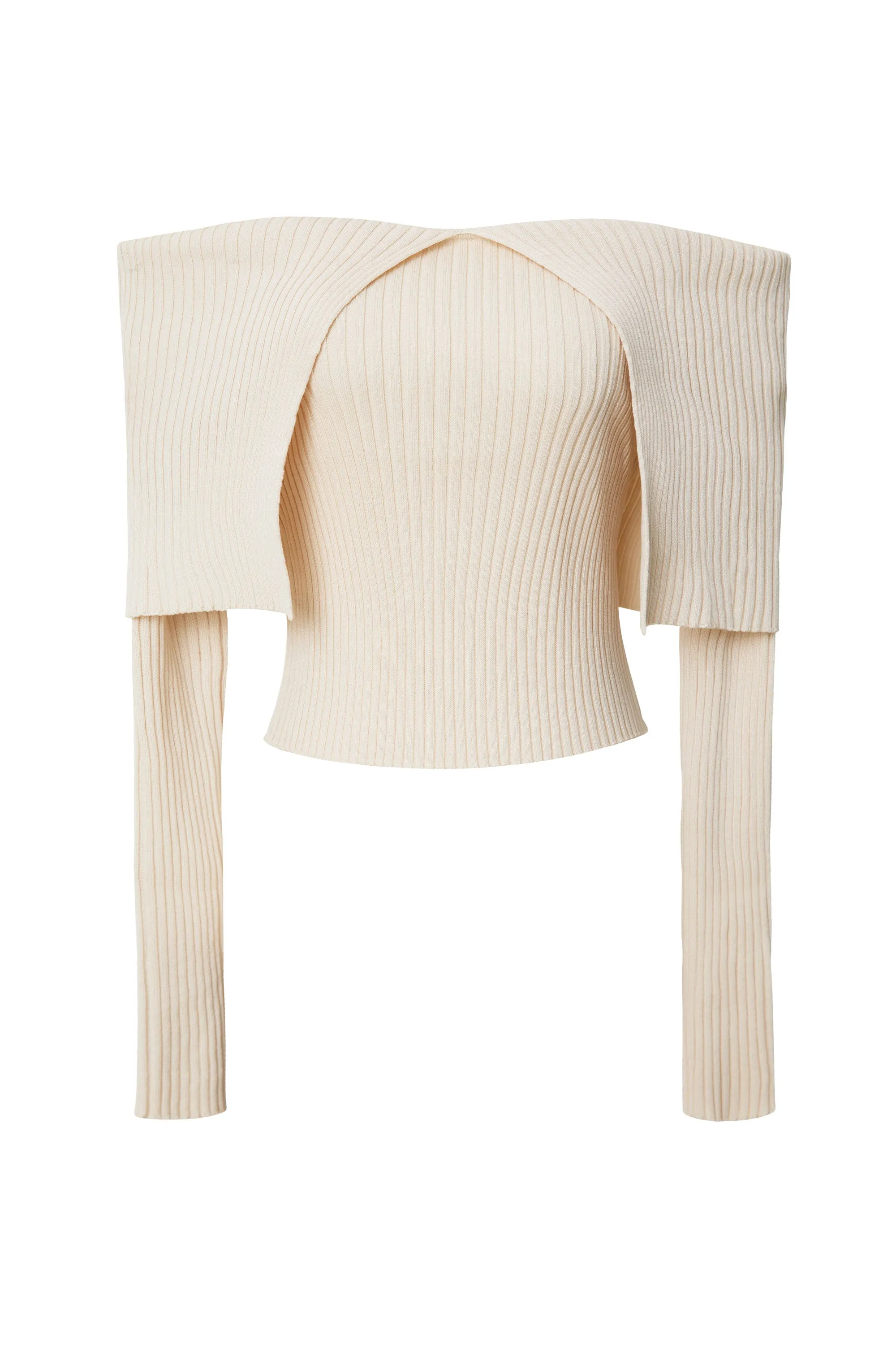 Ariel Cream Off the Shoulder Top