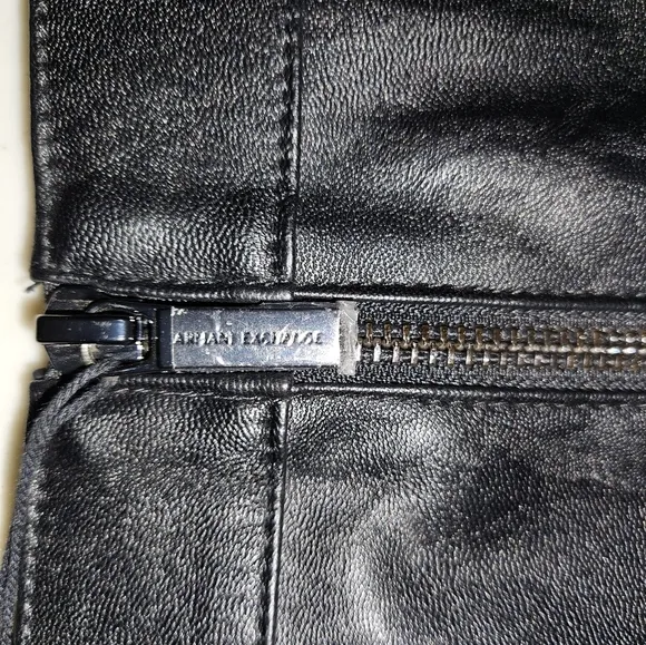 Armani Faux Leather Skirt NWT sz2
