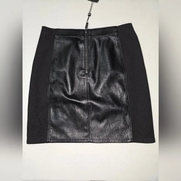Armani Faux Leather Skirt NWT sz2