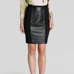 Armani Faux Leather Skirt NWT sz2