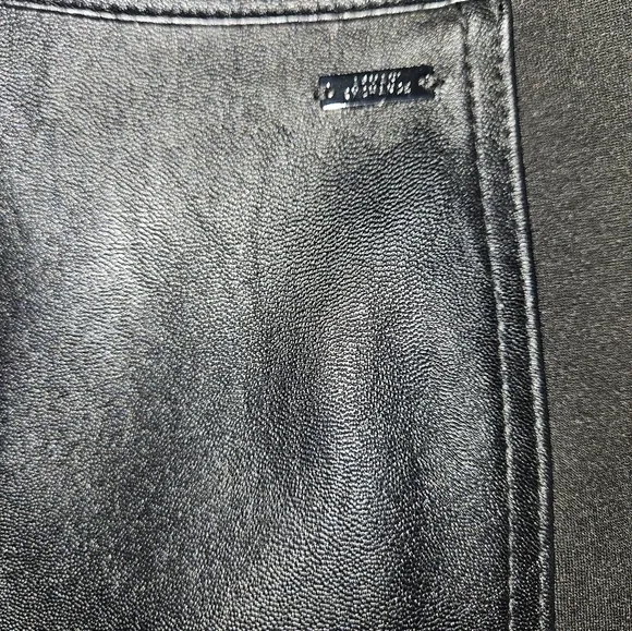 Armani Faux Leather Skirt NWT sz2