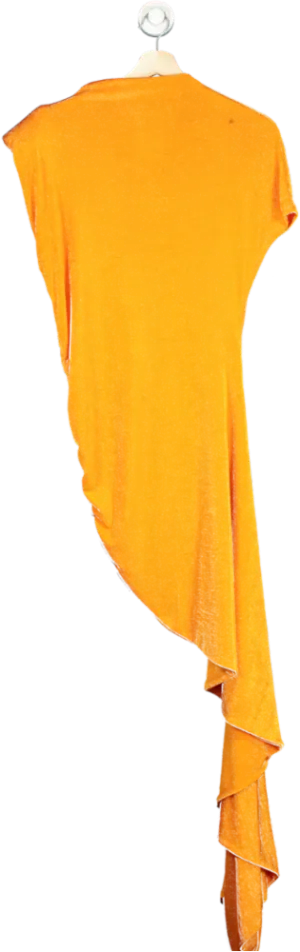 ASOS Orange Draped Dress UK S