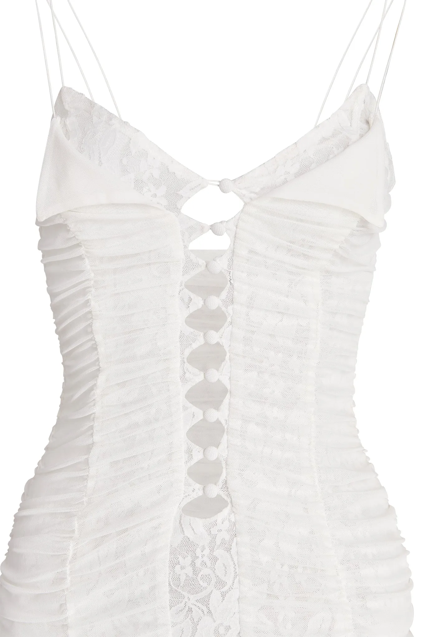 AVELINE DRESS - WHITE