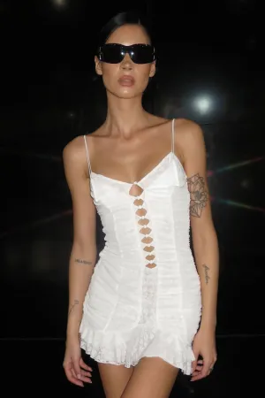 AVELINE DRESS - WHITE