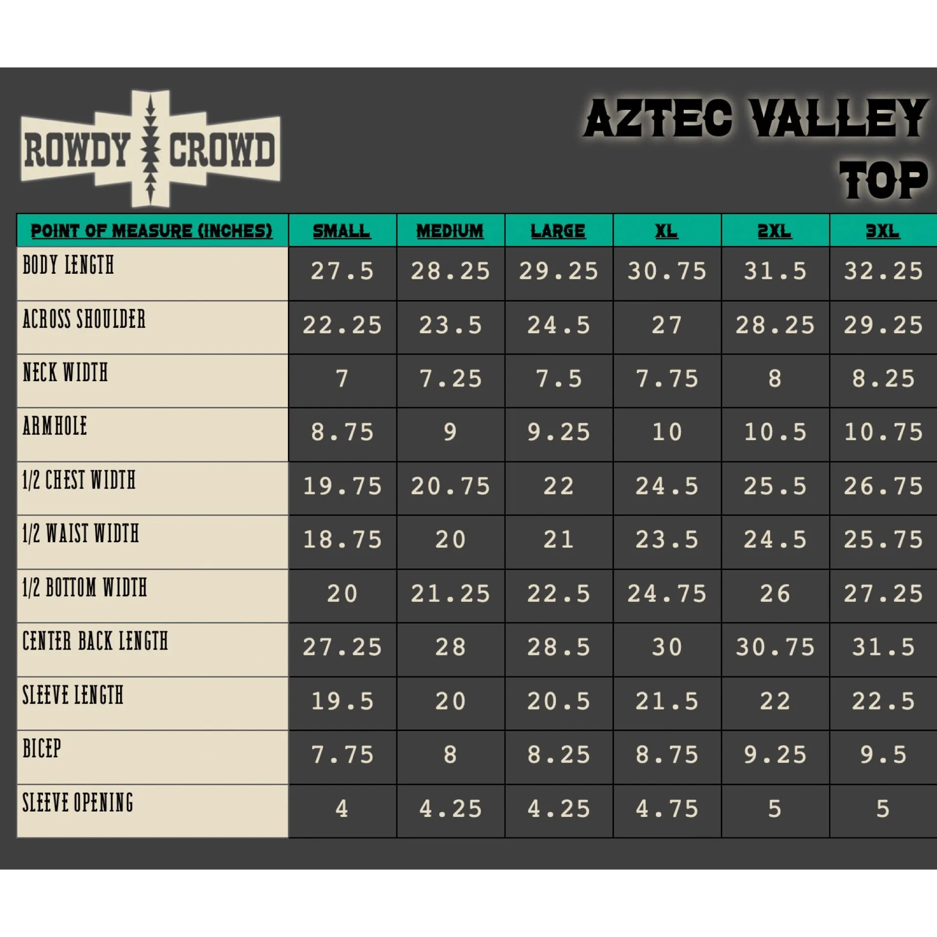 Aztec Valley Top