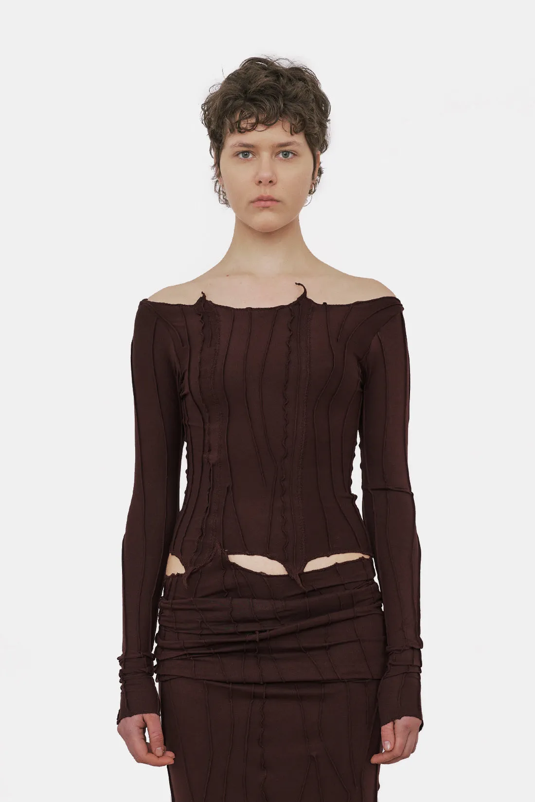 Bandage Long Sleeve Top