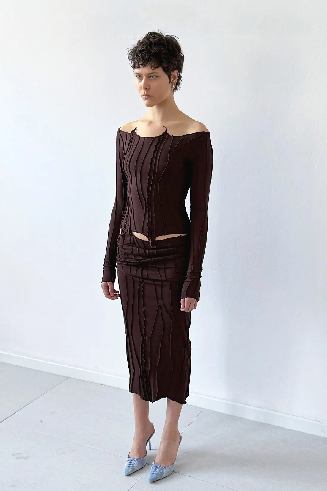 Bandage Long Sleeve Top