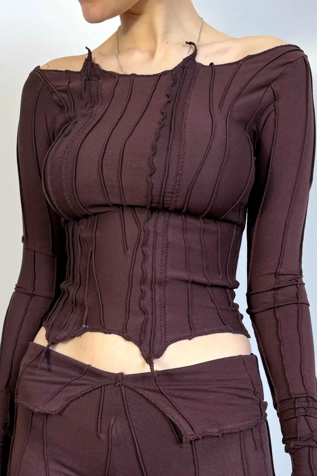 Bandage Long Sleeve Top