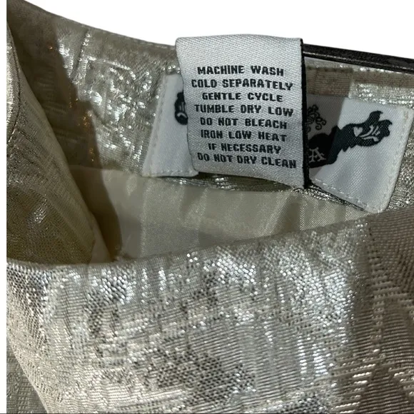 BB Dakota Metallic Silver Mini Dress