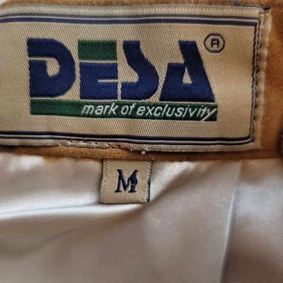 Beautiful Desa Leather Mini Skirt