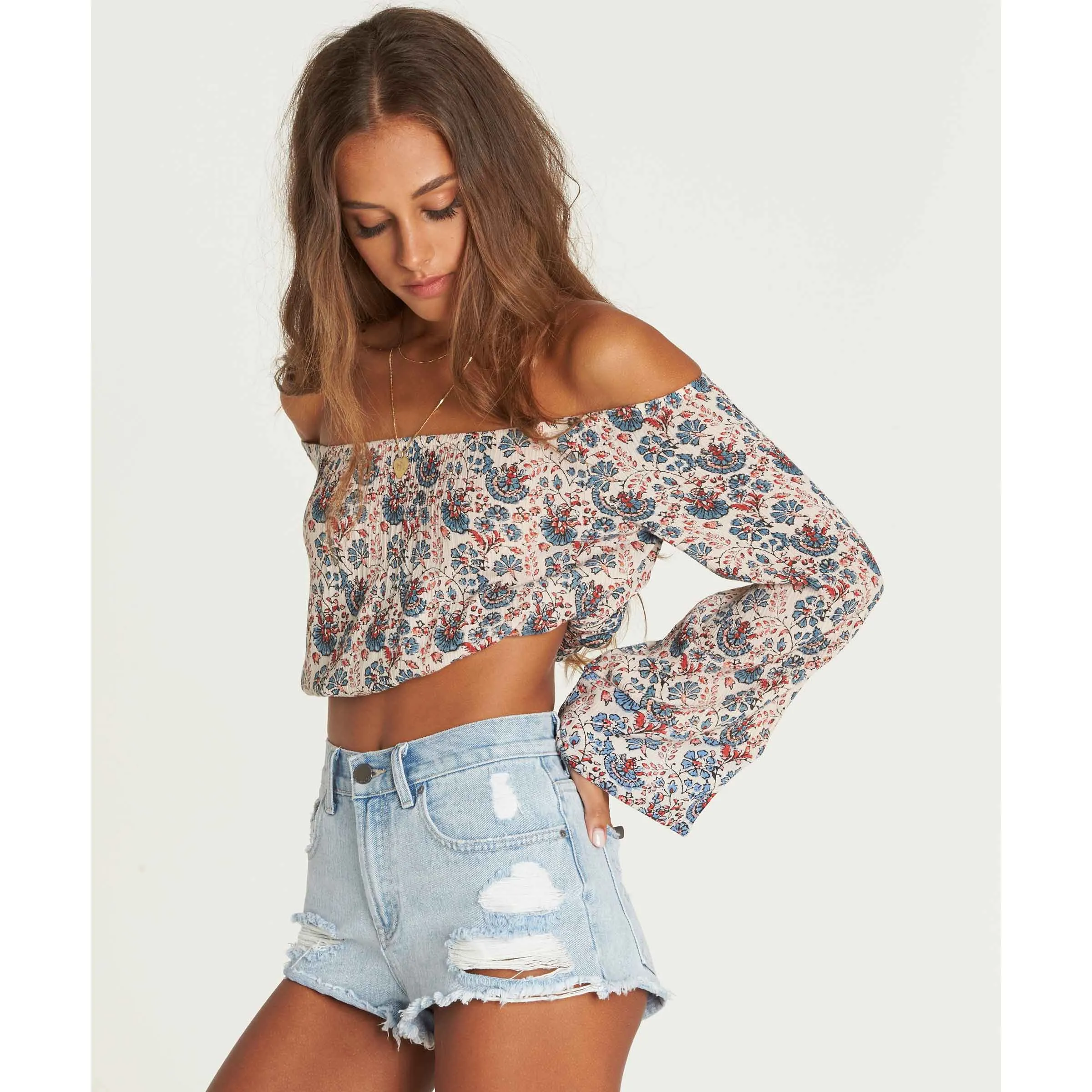 Billabong Women's My Day Crop Top | Ivory