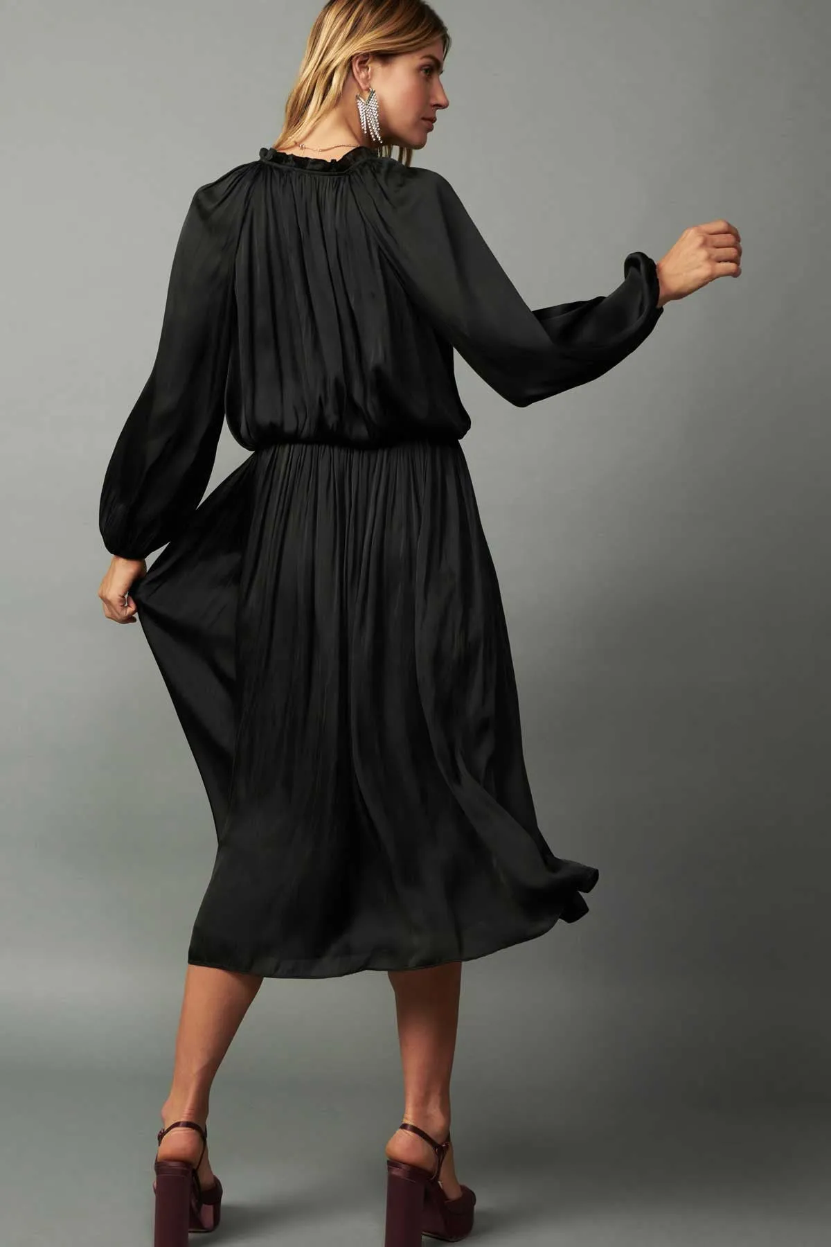 BLACK BOUFFON PRETTY DRESS