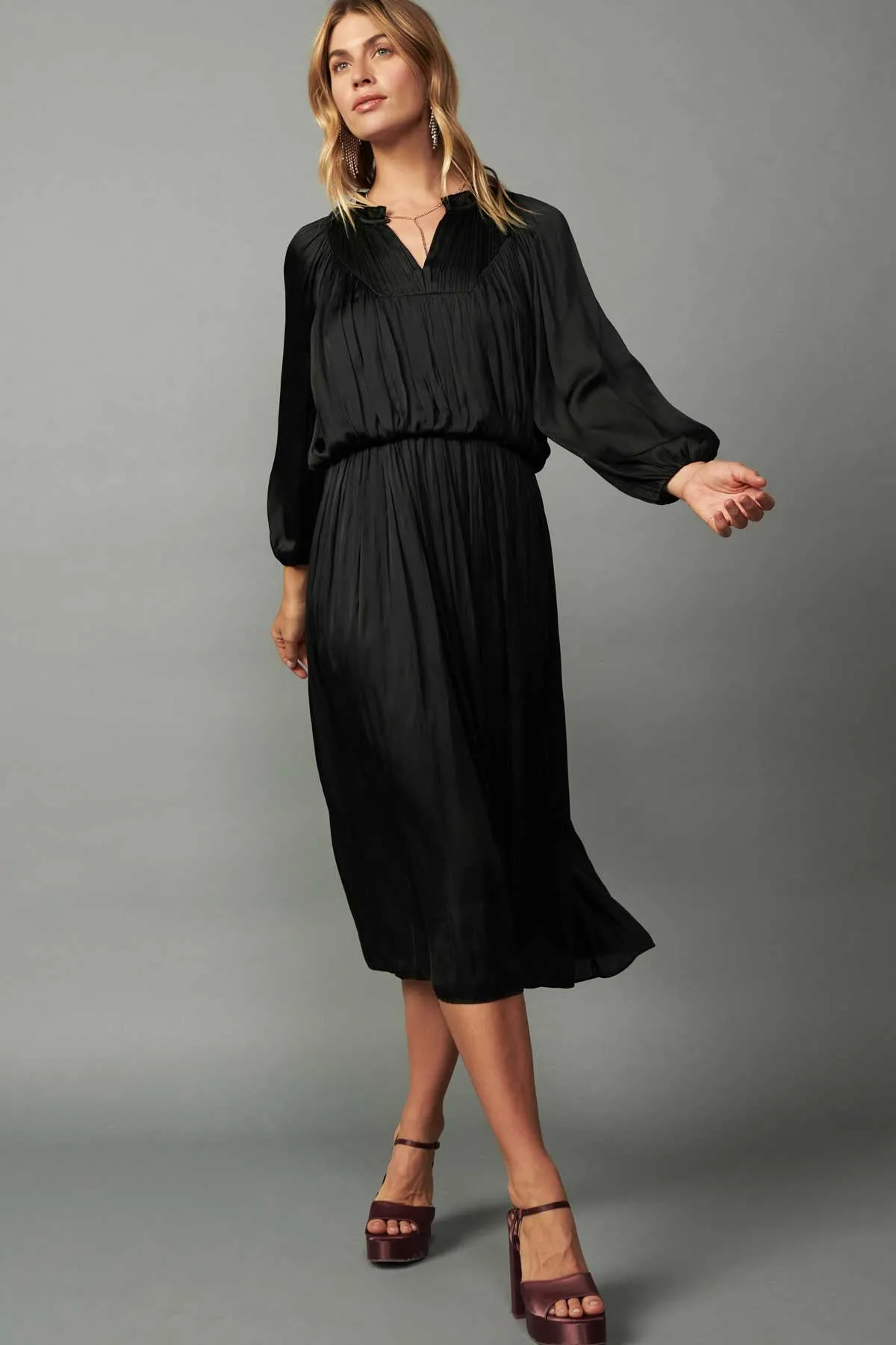 BLACK BOUFFON PRETTY DRESS