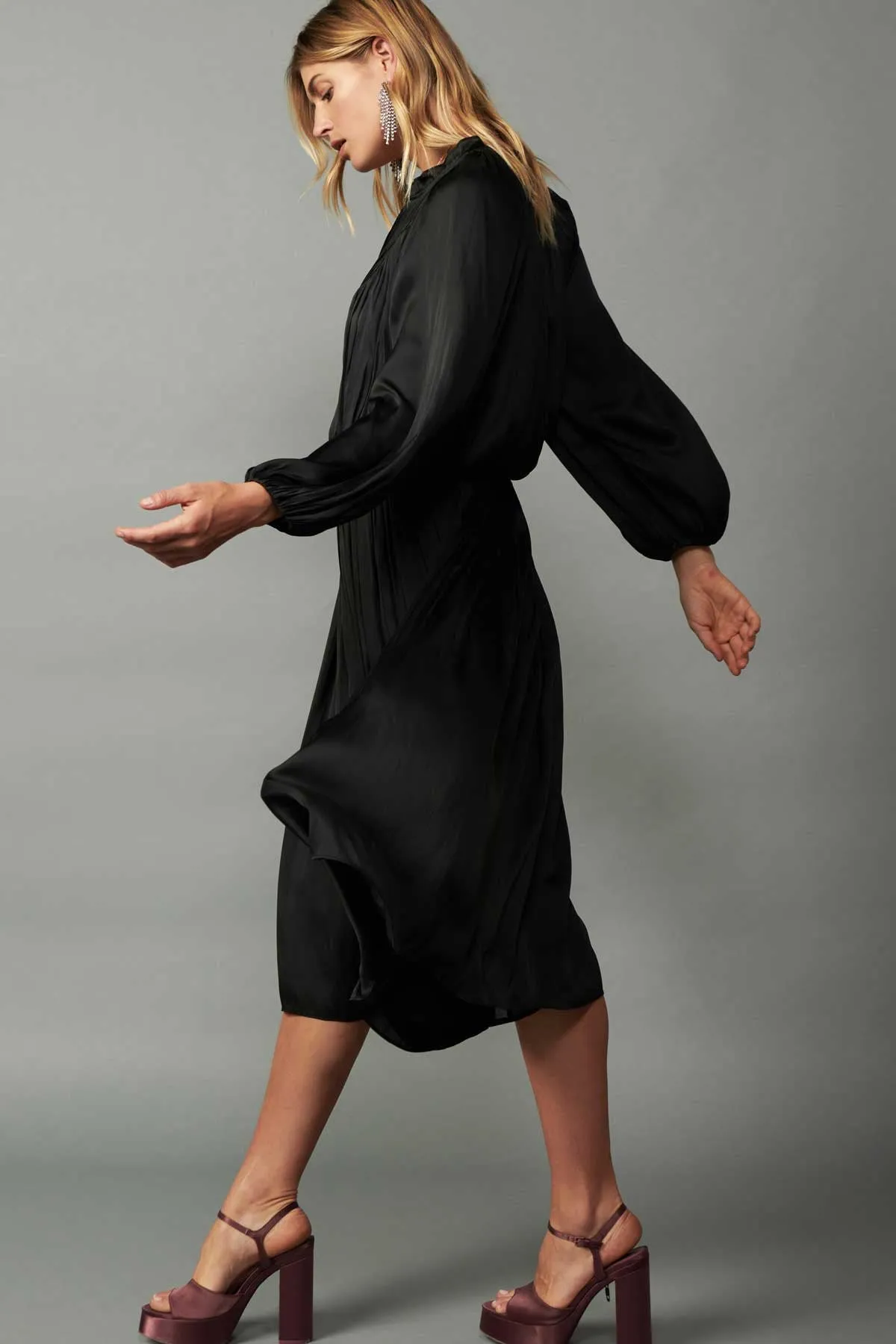 BLACK BOUFFON PRETTY DRESS