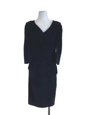 Black Draped Dress